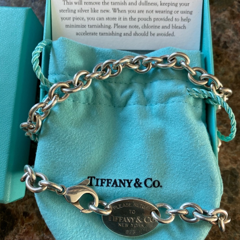 Tiffany and Co link chain necklace